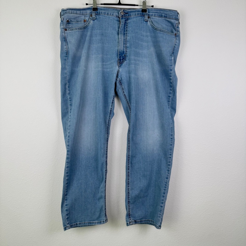 Levi's 541 Athletic Taper Jeans Mens 42x30 Light Wash Good Casual Denim